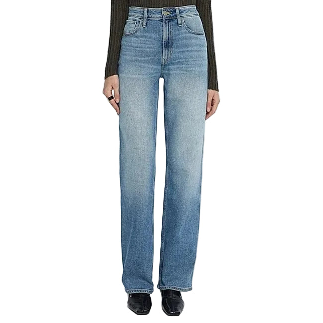 Light Blue Straight-Leg Jeans